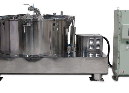 475L Jacketed Stainless Steel Centrifuge with Explosion Proof Motor and Siemens Controller - 150Lbs Max Capacity