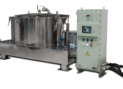 475L Jacketed Stainless Steel Centrifuge with Explosion Proof Motor and Siemens Controller - 150Lbs Max Capacity