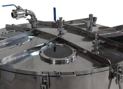 475L Jacketed Stainless Steel Centrifuge with Explosion Proof Motor and Siemens Controller - 150Lbs Max Capacity