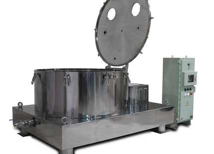 475L Jacketed Stainless Steel Centrifuge with Explosion Proof Motor and Siemens Controller - 150Lbs Max Capacity