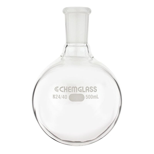 500mL Single Neck RBF, 24/40 Outer Joint