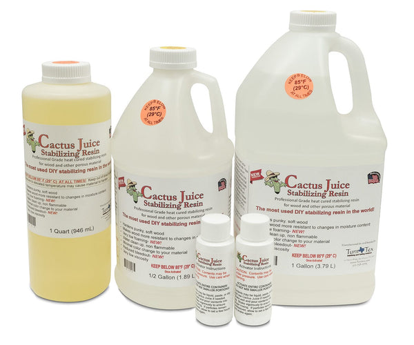 Brisa Ltd - Cactus juice stabilizing resin, one of the most used resins in  the world. Available in a quart, halfgallon and gallon jugs. #brisaltd  #stabilizedwood #stabilized #stabilizedburl #stabilizing #cactusjuice  #resin #madeinusa #