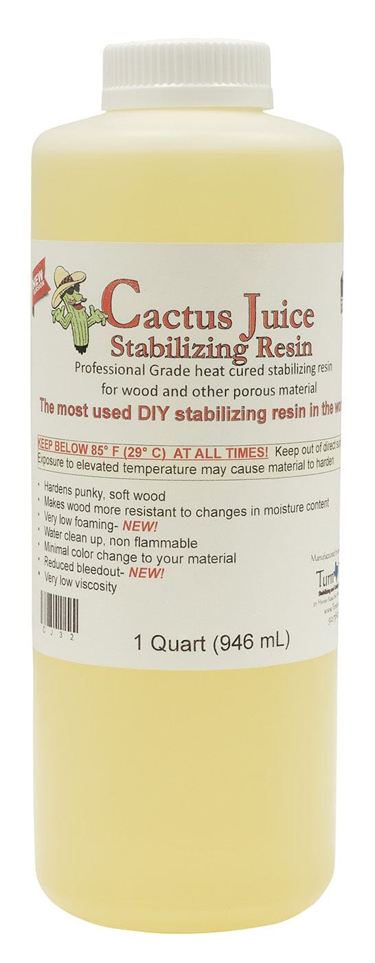 Using Cactus Juice Stabilizing Resin