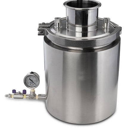 Cold Trap 4" Stainless Steel New Products BVV None - (1/4"FNPT) 