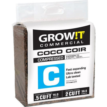 GROW!T Commercial Coco, 5kg bale Hydroponic Center GROW!T 