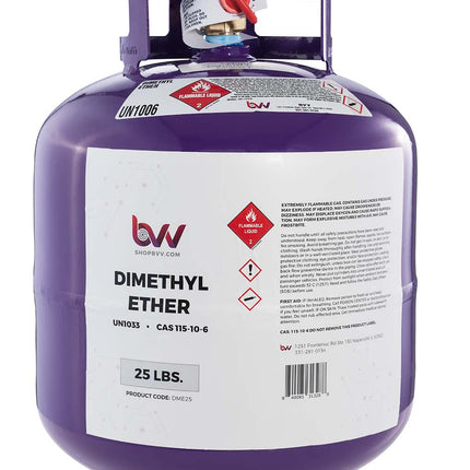 25LB High Purity USA Dimethyl Ether - 99.5% Guaranteed Shop All Categories BVV 