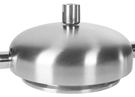 Jacketed Hemispherical Reducers with 1/2" FNPT Drain Port