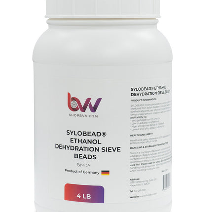 Ethanol Dehydration Sieve Beads Type 3A EDG Shop All Categories BVV 4LBS 