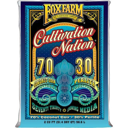 Cultivation Nation 70/30 Coconut Coir & Perlite Hydroponic Center FoxFarm 2 cu ft 
