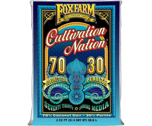 Cultivation Nation 70/30 Coconut Coir & Perlite Hydroponic Center FoxFarm 2 cu ft