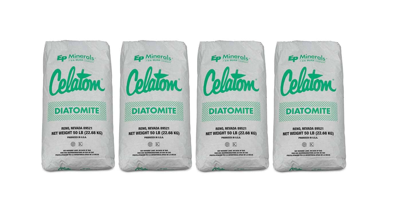 Celatom FW-50 Diatomaceous Earth 1.85 micron *Compare to Celite 545 Shop All Categories BVV 200LB (4x 50LB bags) 