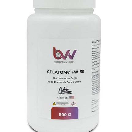 Celatom FW-50 Diatomaceous Earth 1.85 micron *Compare to Celite 545 Shop All Categories BVV 500 Grams 