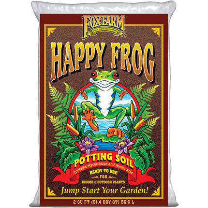 FoxFarm Happy Frog Potting Soil Hydroponic Center FoxFarm 2 cu ft - MOQ 1 Pallet 