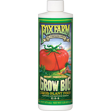 FoxFarm Grow Big® Liquid Concentrate Hydroponic Center FoxFarm 1 qt
