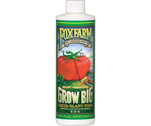 FoxFarm Grow Big® Liquid Concentrate Hydroponic Center FoxFarm 1 qt 