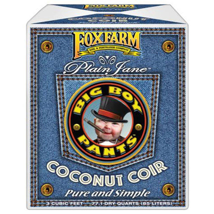 FoxFarm Plain Jane Big Boy Pants Coconut Coir 3.0 cu ft Hydroponic Center FoxFarm 