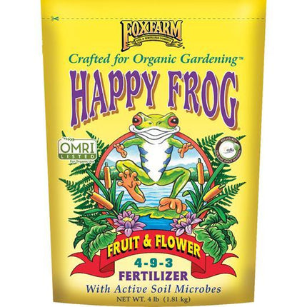 FoxFarm - Happy Frog - Fruit & Flower Fertilizer Hydroponic Center FoxFarm 4 LB 