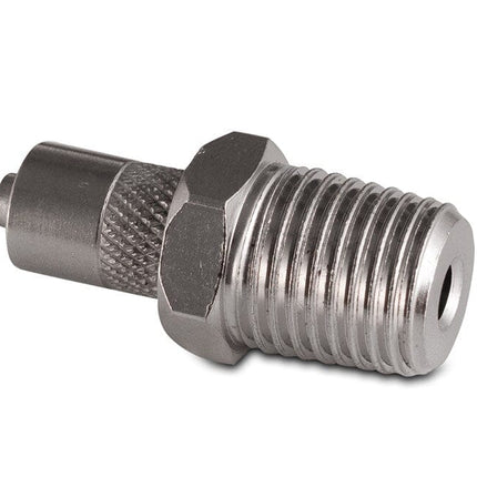 Male Luer to 1/4 NPT Male, Plated Brass Shop All Categories BVV 
