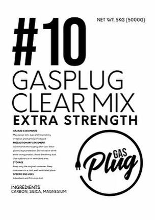 Gas Plug Clear Mix #10 Extra Strength New Products Gas Plug 