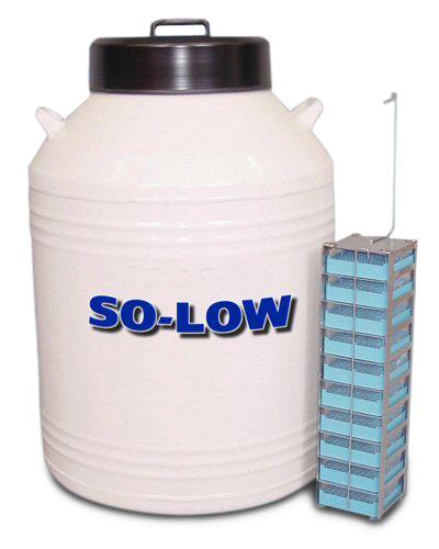 So-Low Cryogenic Storage Systems 121 liters LN2 Tank w/ Fiberboard Boxes Shop All Categories So-Low 