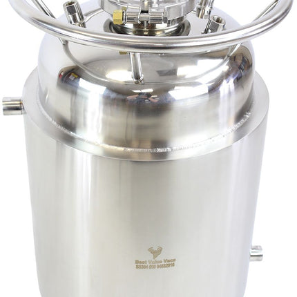 Jacketed Stainless Steel LP Tank with Internal Condensing Coil and Dip Tube Shop All Categories BVV 25# - Bare Tank 