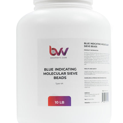 Indicating Molecular Sieve Beads Type 4A Shop All Categories BVV 10LBS 
