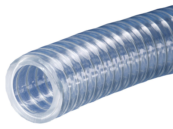 1" ID Heavy Wall Spiral Wire Reinforced Clear PVC Vacuum Hose Shop All Categories BVV 