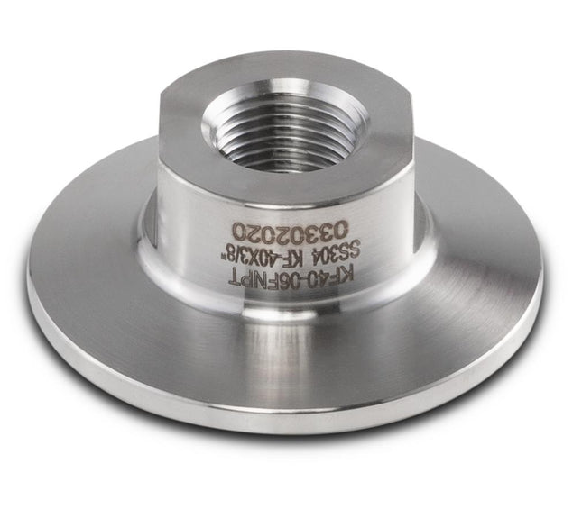 KF-40 Stainless Steel FNPT End Cap