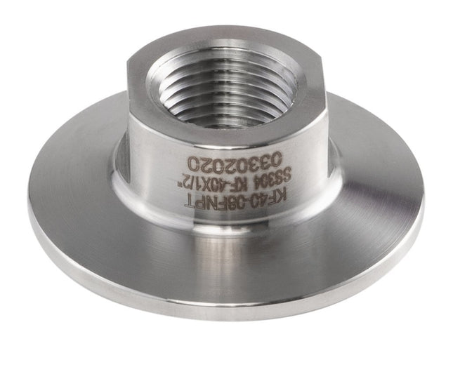 KF-40 Stainless Steel FNPT End Cap