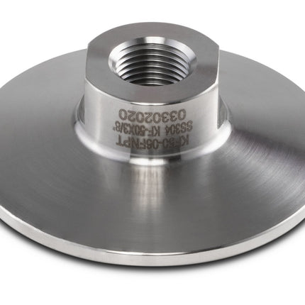 KF-50 Stainless Steel FNPT End Cap
