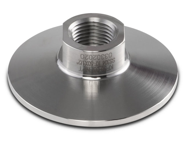 KF-50 Stainless Steel FNPT End Cap