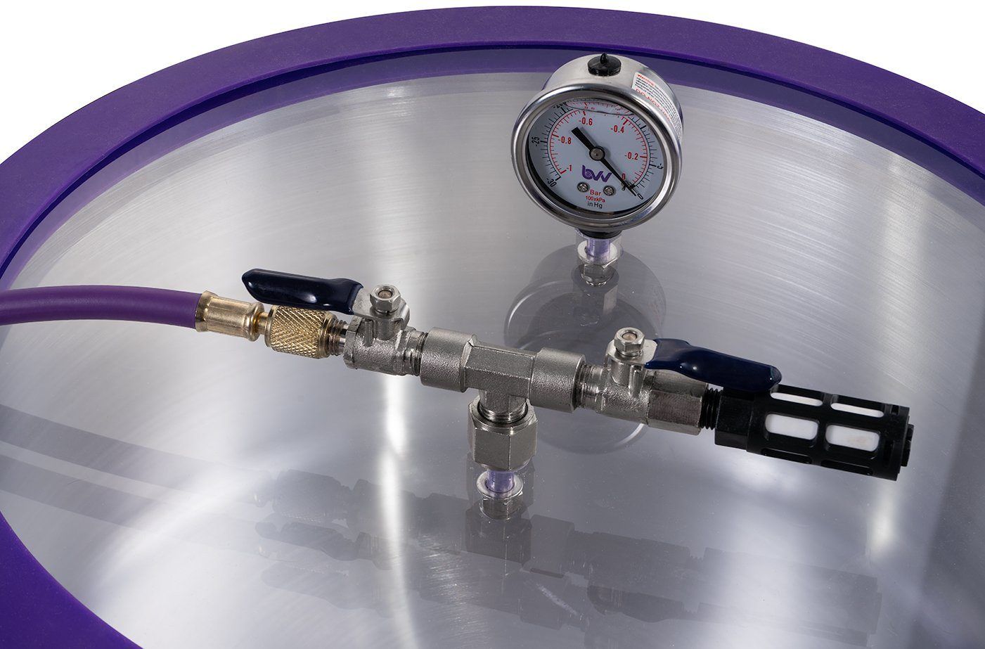 Best Value Vacs 3 Gallon WIDE Stainless Steel Vacuum Chamber W/GLASS LID Shop All Categories BVV 