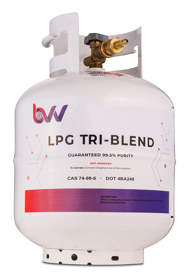 20LB High Purity USA 50/25/25% N-Butane/Iso-Butane/Propane TRI-Blend - 99.5% Guaranteed Shop All Categories BVV 