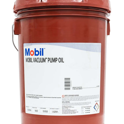 Mobil Vacuum Pump Oil SAE Grade 20, ISO Viscosity Grade 68 New Products Mobil 5 Gallons 