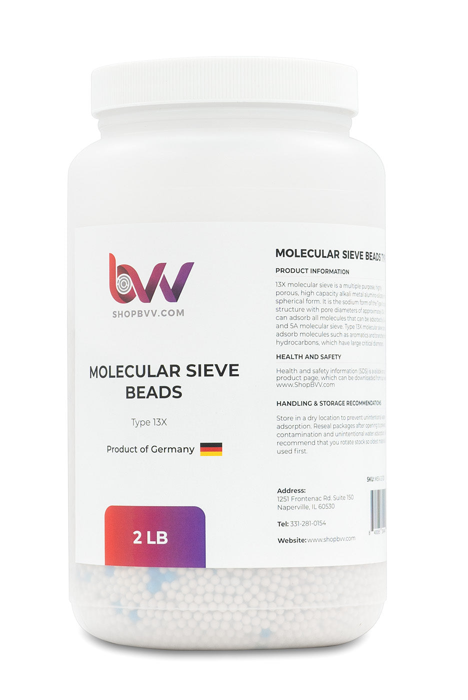 Molecular Sieve Beads Type 13X Shop All Categories BVV 2LB 