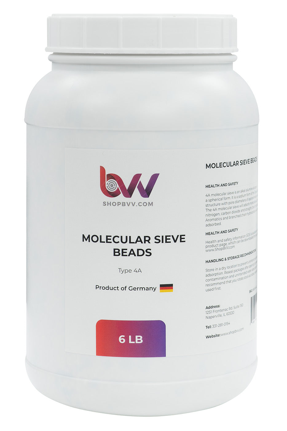 Molecular Sieve Beads Type 4A Shop All Categories BVV 6LBS 