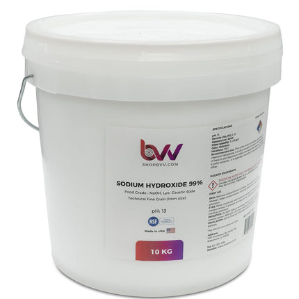 Sodium Hydroxide 99% Shop All Categories BVV 10 kilogram 