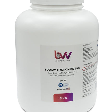 Sodium Hydroxide 99% Shop All Categories BVV 5 kilogram 