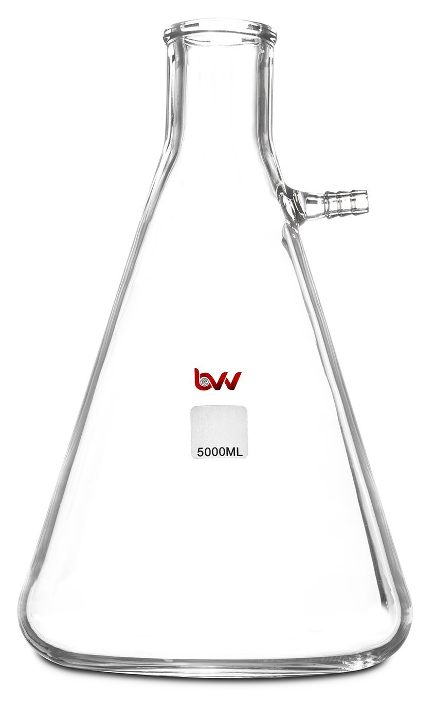 BVV Conical Flask Filtering with Internal Side Arm New Products BVV 5000ml 