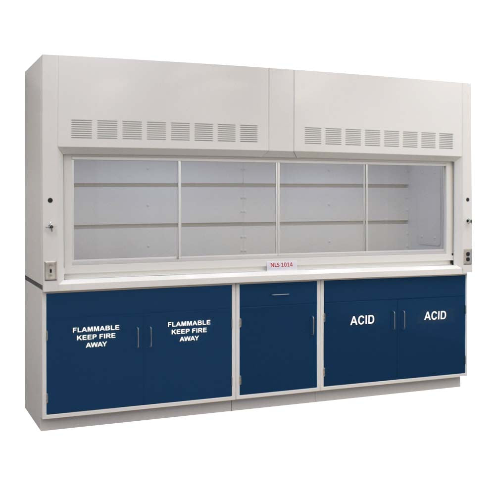 10′ Fisher American Fume Hood Shop All Categories Fisher American Blue 48" ACID 48" Flammable