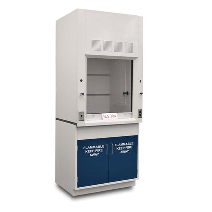 3′ Fisher American Fume Hood w/ General Cabinets Unclassified Fisher American 