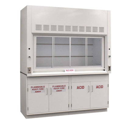 6′ Fisher American Fume Hood Shop All Categories Fisher American White 72"x31" 36" ACID 36" Flammable