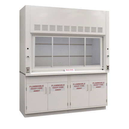 6′ Fisher American Fume Hood Shop All Categories Fisher American White 72"x31" 36" Flammable 36" Flammable