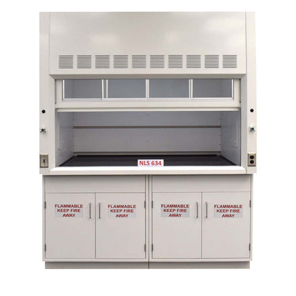 6′ Fisher American Fume Hood Shop All Categories Fisher American White 72"x48" 36" Flammable 36" Flammable