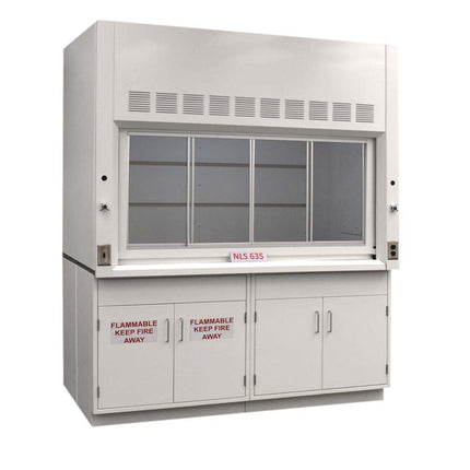6′ Fisher American Fume Hood Shop All Categories Fisher American White 72"x48" 36" Flammable 36" 2 DOOR