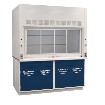 6′ Fisher American Fume Hood Shop All Categories Fisher American Blue 72"x48" 36" Flammable 36" Flammable