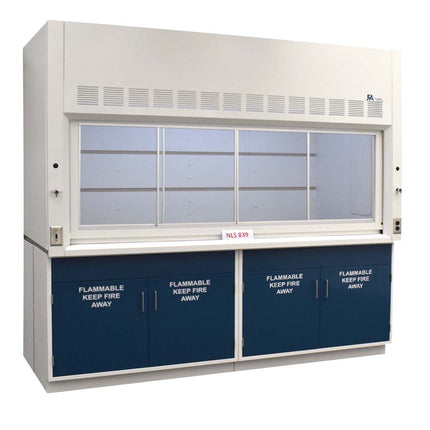 8′ Fisher American Fume Hood Shop All Categories Fisher American Blue 96''x48'' 48" Flammable 48" Flammable