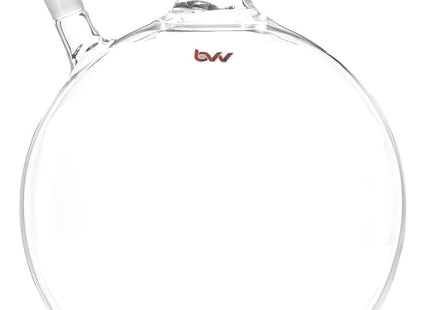 2 Neck Offset Round Heavy Wall Bottom Flask - USA Made