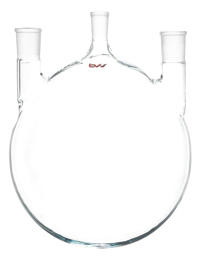 3 Neck Heavy Wall Round Bottom Flask - USA Made