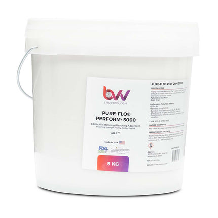 Pure-Flo® Perform 5000 Highly Acid Activated Bleaching & Decolorizing Bentonite for Edible Oils *FDA-GRAS Shop All Categories BVV 5KG 